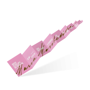 Biglietto di auguri ispirato alla torre rosa di Maria Montessori